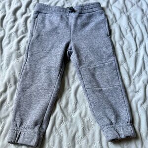 Kids Buffalo Gray Fleece Jogger Pants